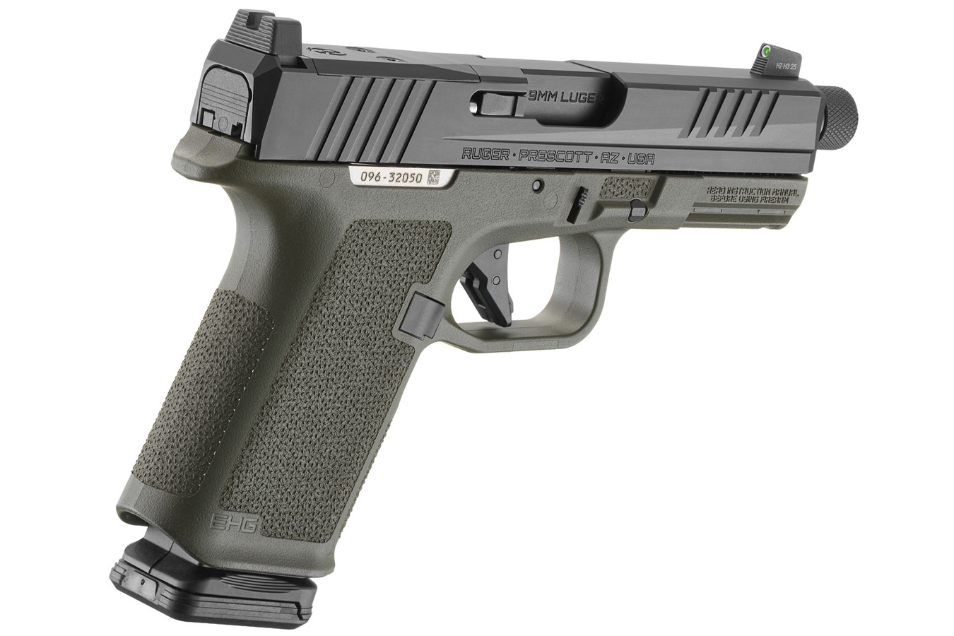 RUGER RXM 9mm Pistol with ODG Magpul Frame and Threaded Barrel